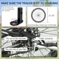 Bicycle trailer connector and axle mount with hitch stand, for bike hookup
