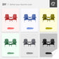 Color swatches for Adirondack bench set in multiple painted finishes.