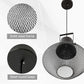 Industrial Pendant Light Fixtures with Adjustable Hanging Chain, Black