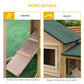 Rabbit hutch ramp and green roof panel detail