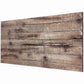 Gray faux wood wall panel sheet, raised 3D plank grain pattern