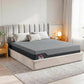King size 12-inch memory foam mattress with gray cover