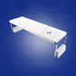 White ultra-thin LED aquarium bracket light with telescopic end clamps