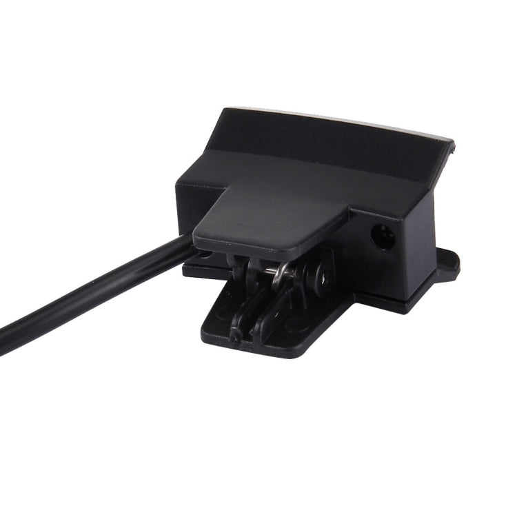 Black charging clip dock with cable attached, for Fitbit Alta watch