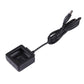 Black USB charging cable with dock cradle and connector for Fitbit Blaze watch