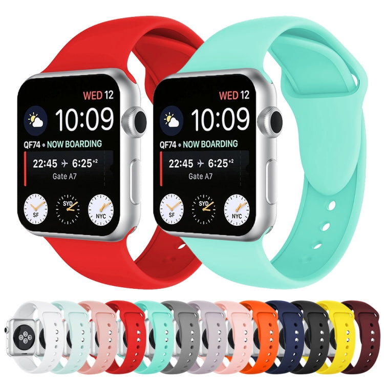 Assorted silicone watch bands for Apple Watch 42mm, multiple colors with perforated holes