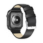 PC carbon fiber frame protection case for Apple Watch 40mm, black case with black band