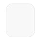 Clear tempered glass screen protector sheet with rounded corners for Apple Watch