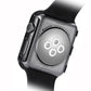 Carbon fiber frame protection case for Apple Watch 42mm, black back cutouts
