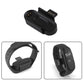 Black charging dock cradle with contact pins and wearable connection