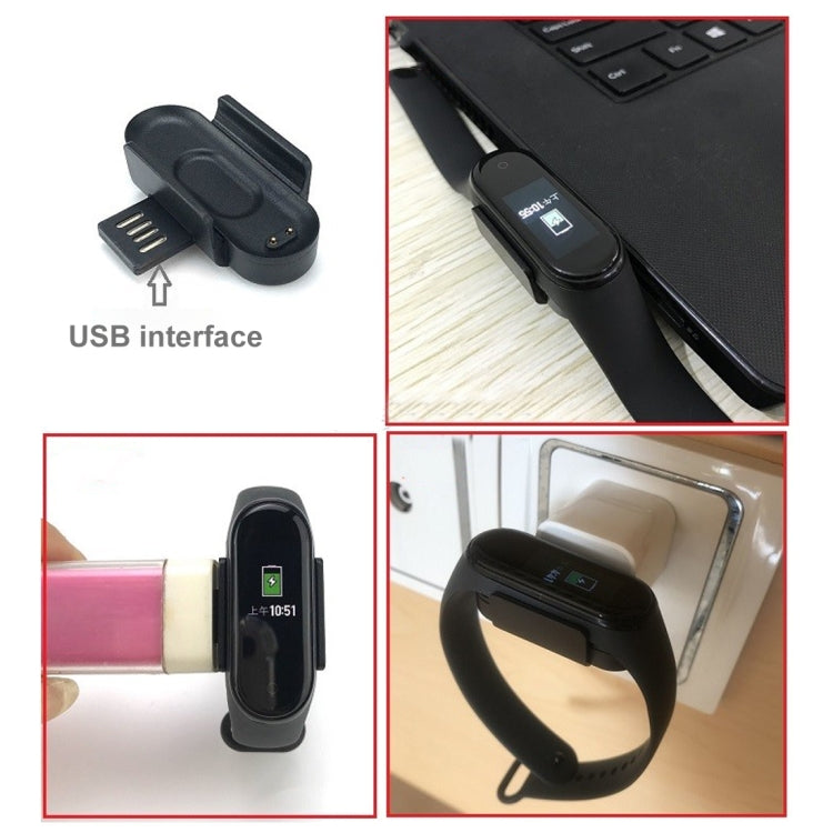 Black charging dock showing USB interface and cradle charging position
