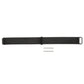 Black mesh watch band with magnetic clasp and metal pin end