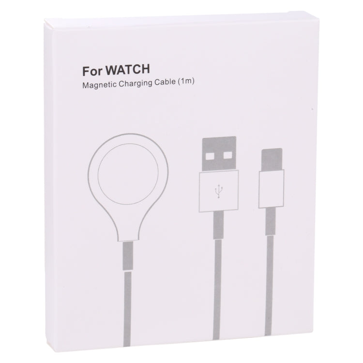 Wireless magnetic watch charging cable retail box with Type-C connectors