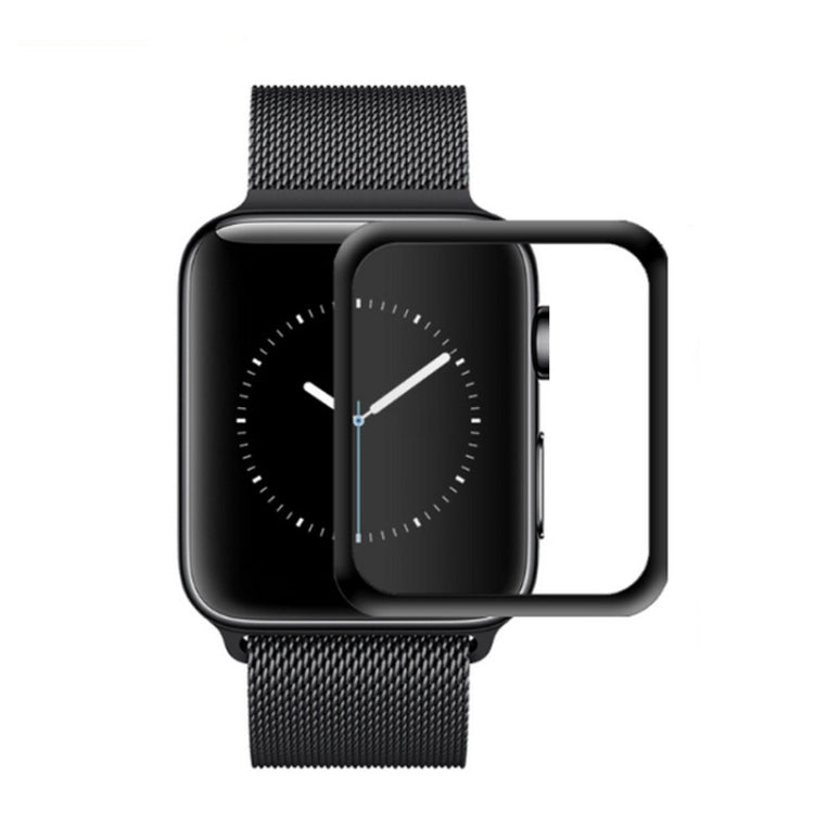 Apple Watch 44mm tempered glass screen protector with 3D rounded edge, clear cover