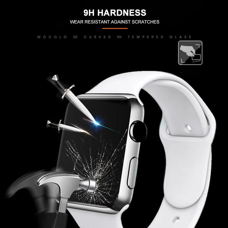 Apple Watch 44mm 9H tempered glass screen protector, scratch-resistant cover