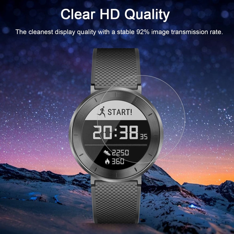 Clear HD tempered glass screen protector film for smartwatch, 92% image transmission