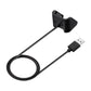 Black USB charging cable with charging cradle holder and male USB connector