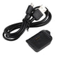 USB watch charger cable set with black cradle dock and USB-A plugs