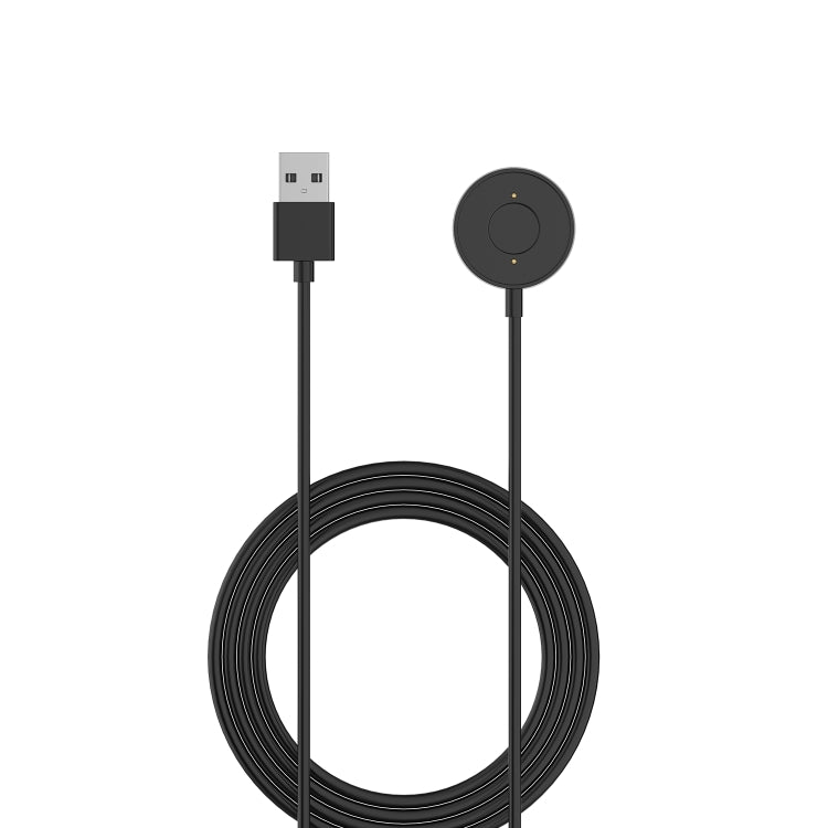 Fossil hybrid smartwatch charging cable with USB-A connector and round charging dock