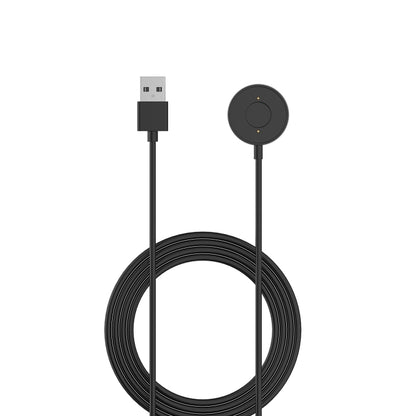 Fossil hybrid smartwatch charging cable with USB-A connector and round charging dock