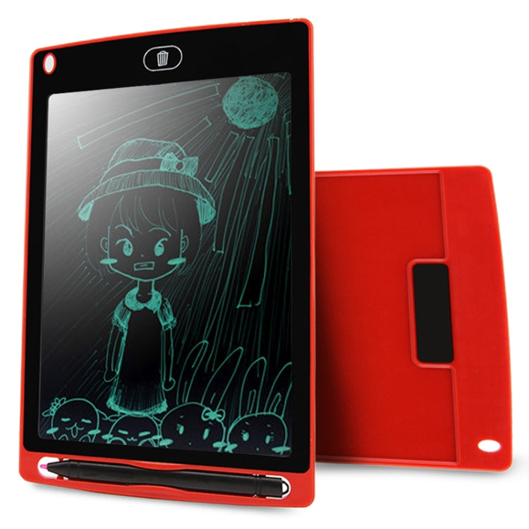 Portable 8.5-inch LCD writing tablet, red, front screen with protective cover