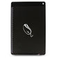 12-inch LCD writing tablet back view, black panel with stylus icon