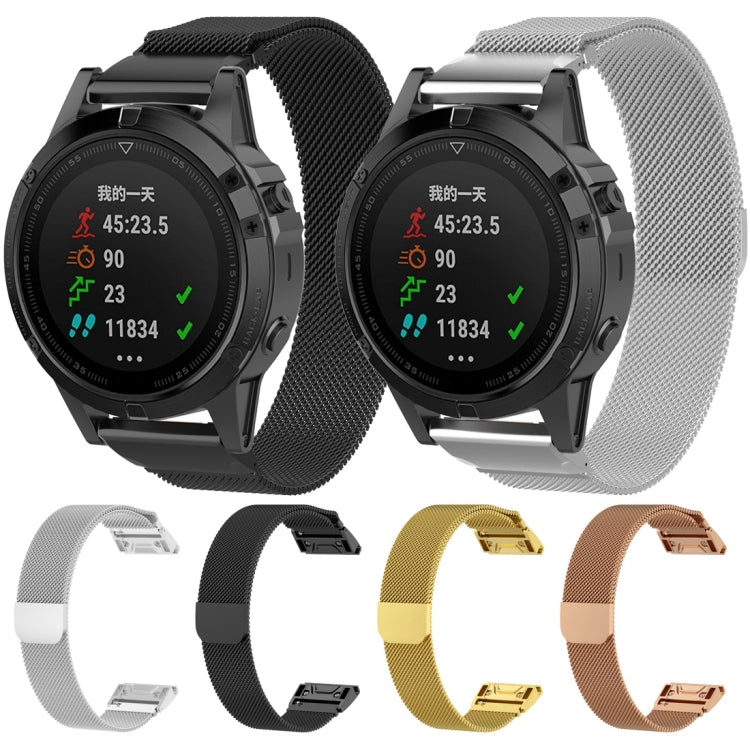 Set of milanese watch bands in multiple colors with clasp ends