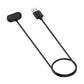 USB charging cable with black magnetic cradle dock and flexible flat cable