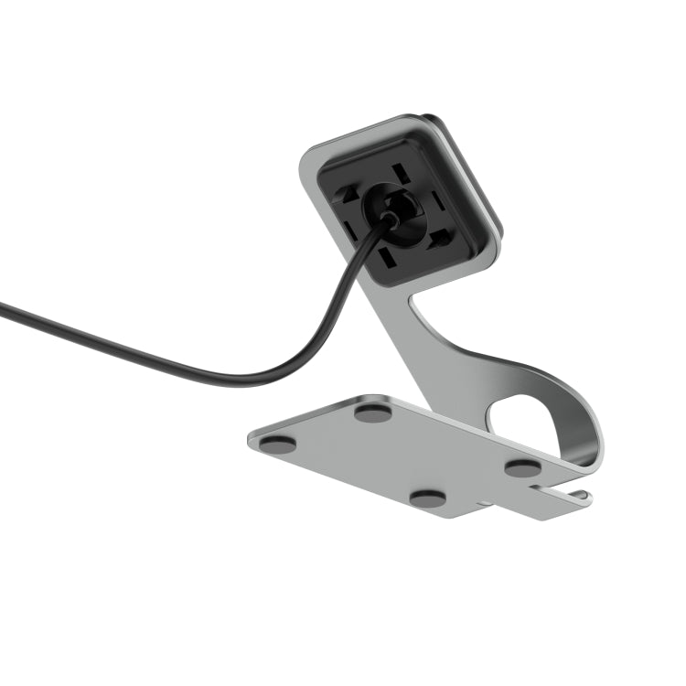 Metal charging dock bracket with magnetic charging pad and USB cable