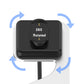 Black rotatable magnetic charging dock with 360 rotation