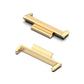 Gold 2-in-1 metal watch band connectors, snap-fit pieces for Huawei Watch Fit 2.