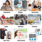 White digital LCD timer with blue buttons for kitchen, classroom, and game use