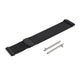 Black milanese loop magnetic watch band with clasp and included pins