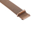 Rose gold milanese loop magnetic watch band buckle clasp detail