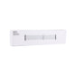 White watch band packaging box with milanese loop insert and metal clips