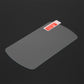 Curved transparent smartwatch screen protector film with protective label