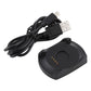 Black charging cradle dock with attached USB cable
