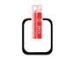 Curved screen protector film backing labeled 'Back', shaped for smartwatch screen