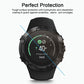 Tempered glass screen protector film for smartwatch, hydrophobic and anti-smudge coating