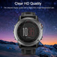 Clear HD tempered glass screen protector over smartwatch display