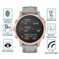 Tempered glass screen protector for Garmin watch with fingerprint resistance and bubble-free fit