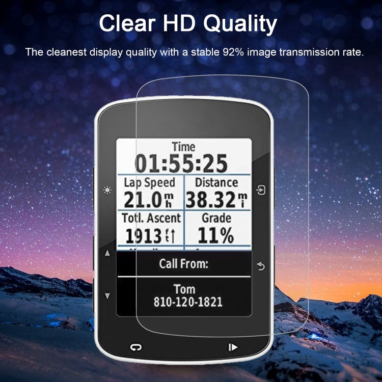 Clear tempered glass screen protector film for Garmin Edge 520, smooth touch