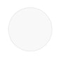 Round clear tempered glass screen protector for smartwatch display with curved edges