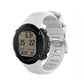 Black silicone watch band dimension chart with measurement markings and clasp area