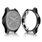 Dark black TPU shockproof smartwatch case with protective bezel and side grips