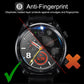 Anti-fingerprint tempered glass screen protector film for smartwatch, clear coating
