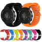Assorted silicone watch bands in multiple colors for SUUNTO Core ALU