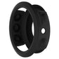 Black silicone protective watch case for Garmin Fenix 5 with side button guards