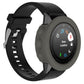 Grey silicone protective watch case for Garmin Fenix 5 with raised side grips