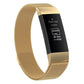 Stainless steel magnet watch band, gold mesh strap with magnetic clasp